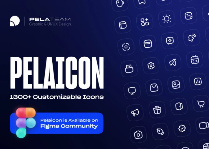 1300+ Fully Customizable Free Icons